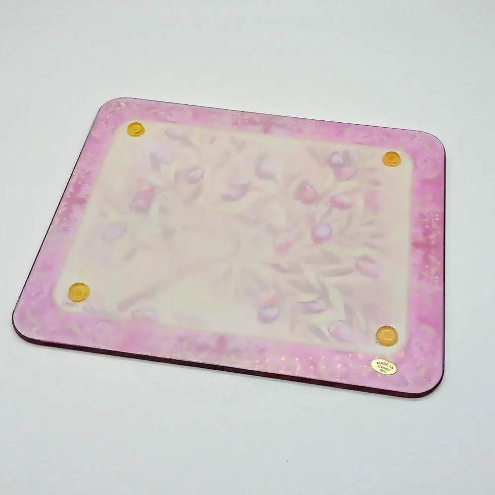Li Van Rectangular Textured Glass Trivet